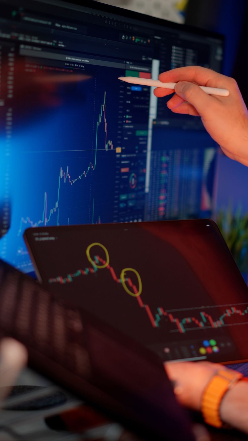 Analyse de tendances sur plusieurs écrans